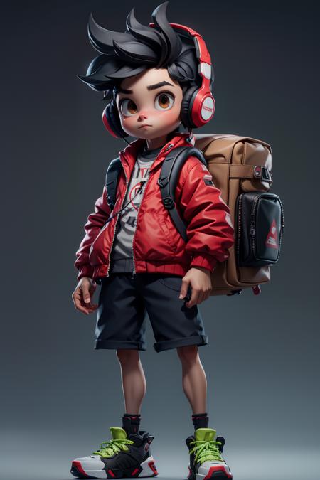 02890-1314951407-masterpiece, best quality, 8k, official art, cinematic light, ultra high res, 1boy, red jacket, shorts, black hair, headphones,.png